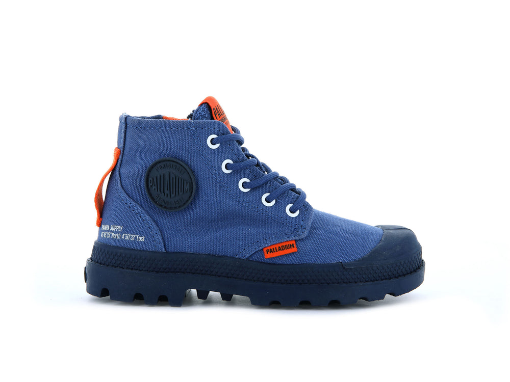 Botas Palladium PAMPA SUPPLY Niños Azul Marino | Chile-40987