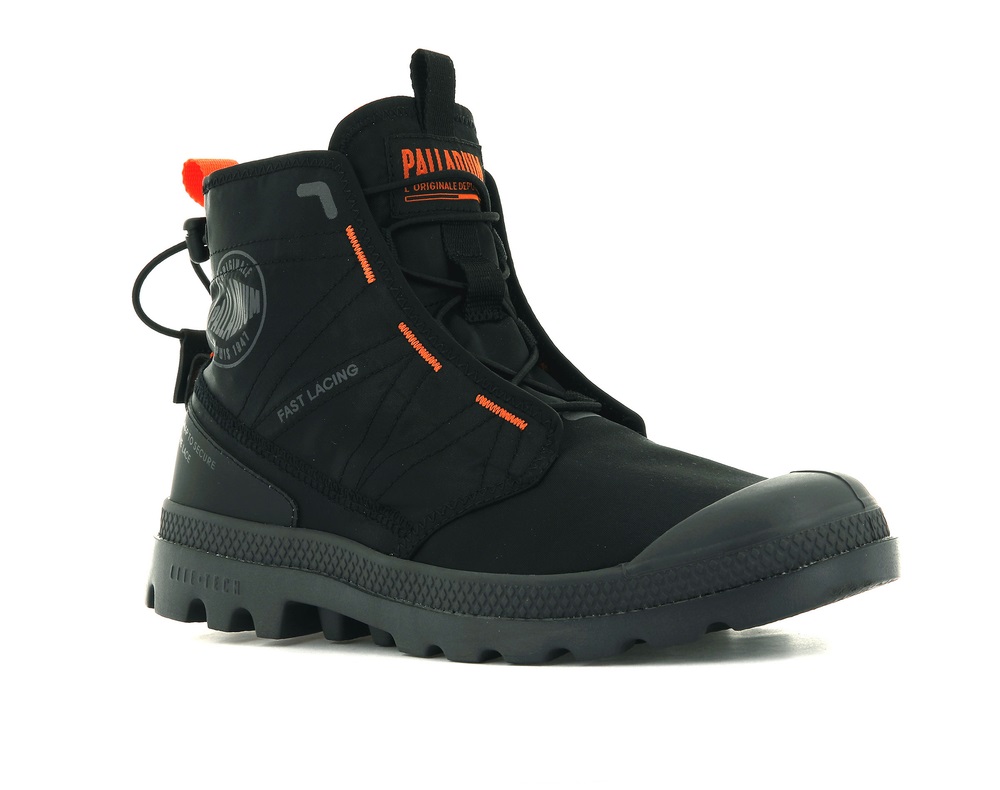 Botas Palladium PAMPA TRAVEL LITE Hombre Negras | Chile-12475