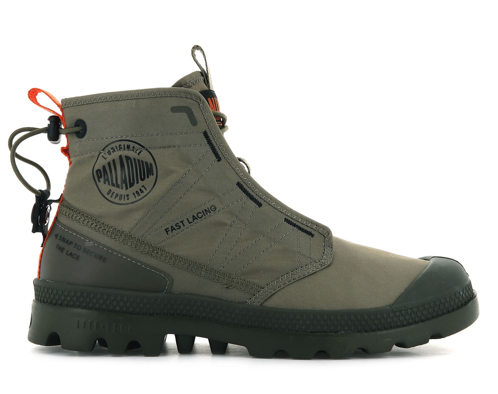 Botas Palladium PAMPA TRAVEL LITE Hombre Verde | Chile-40975