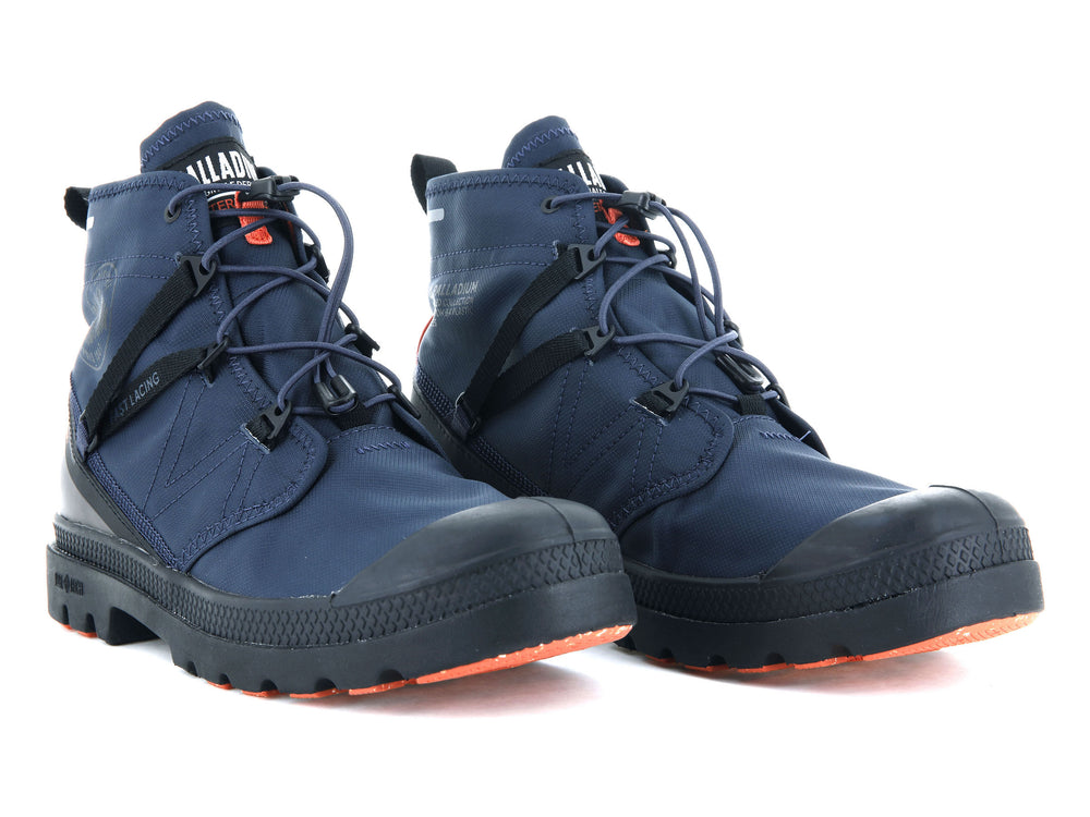 Botas Palladium PAMPA TRAVEL LITE+ WATERPROOF Hombre Indigo | Chile-62798