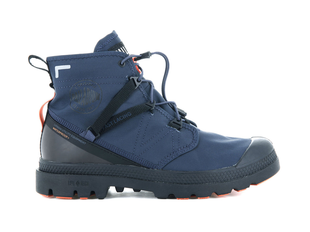 Botas Palladium PAMPA TRAVEL LITE+ WATERPROOF Hombre Indigo | Chile-62798