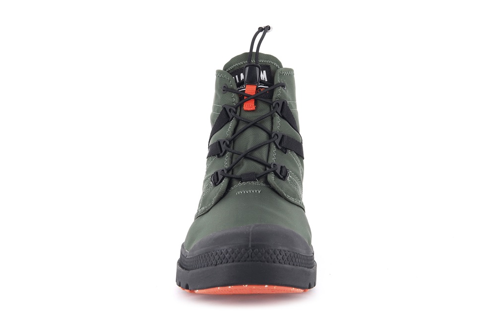 Botas Palladium PAMPA TRAVEL LITE+ WATERPROOF Hombre Verde Oliva | Chile-71906