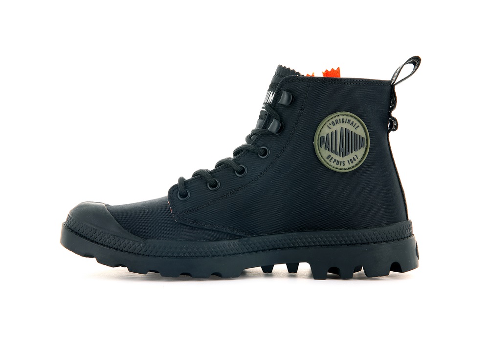 Botas Palladium PAMPA UNLOCKED Hombre Negras | Chile-50287