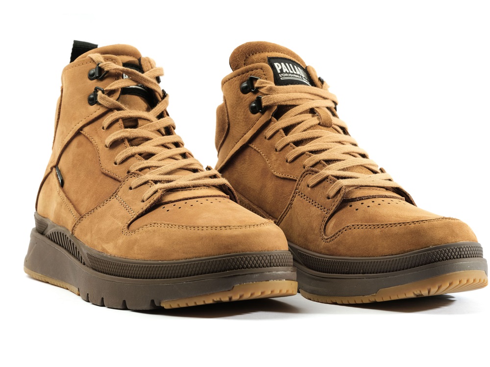 Botas de Invierno Palladium PALLASIDER HI NUBUCK Hombre Apple Cinnamon | Chile-71609