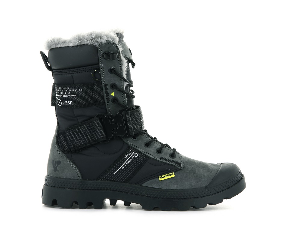 Botas de Invierno Palladium PAMPA EUROPA TACTICAL Hombre Negras | Chile-57023