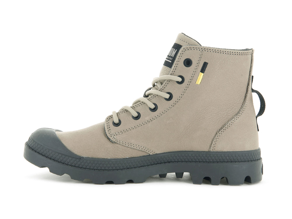 Botas de Invierno Palladium PAMPA HI SUPPLY LEATHER Hombre Dune | Chile-65283