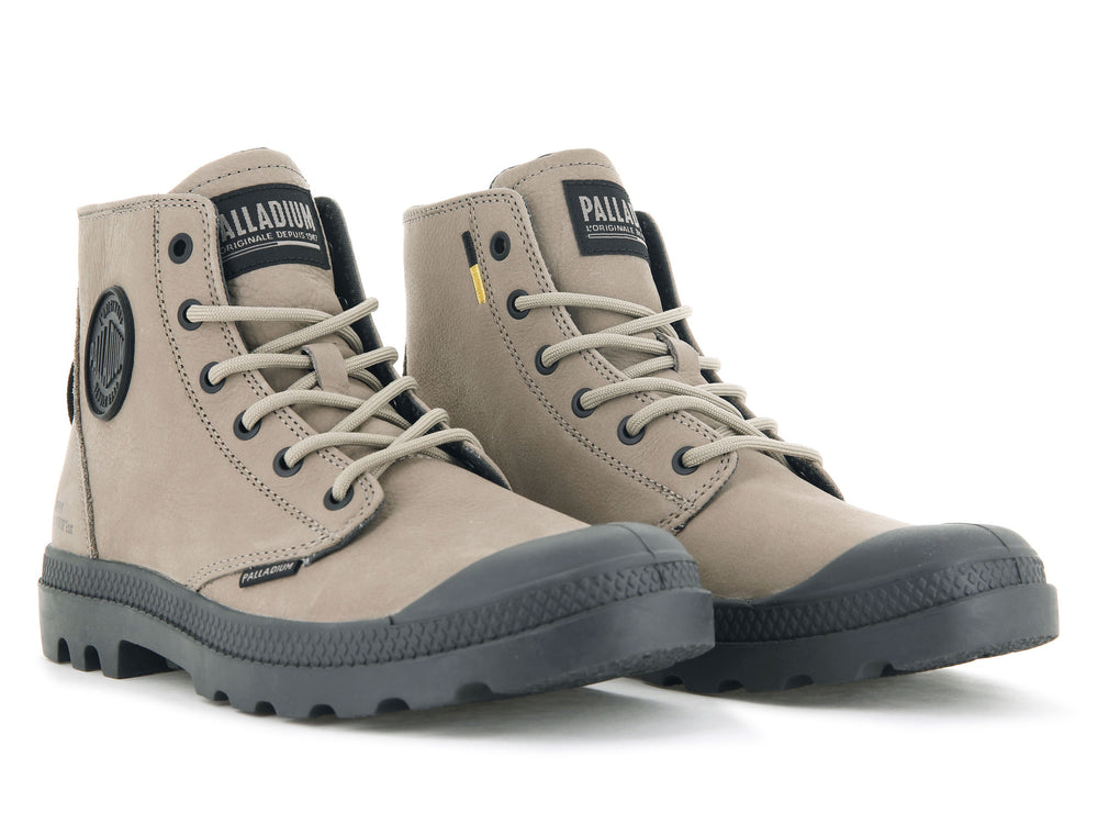 Botas de Invierno Palladium PAMPA HI SUPPLY LEATHER Hombre Dune | Chile-65283