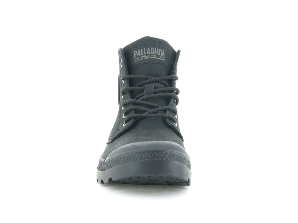 Botas de Invierno Palladium PAMPA HI SUPPLY LEATHER Hombre Negras | Chile-85720