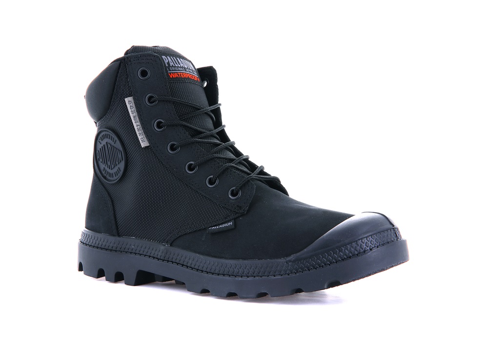 Botas de Invierno Palladium PAMPA SC WPN U-S Hombre Negras | Chile-56321