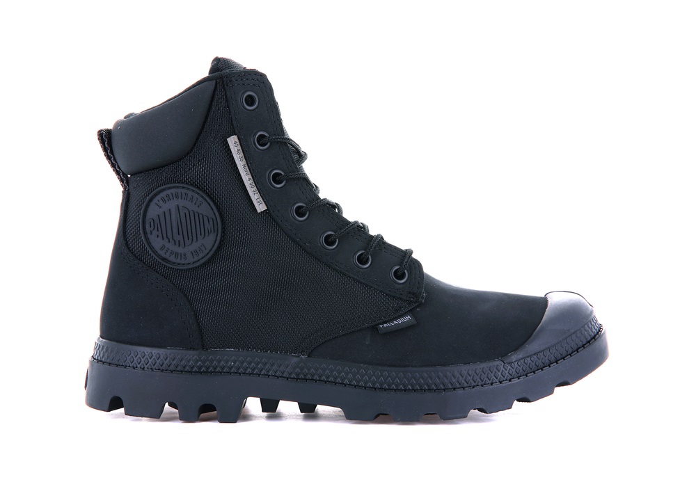 Botas de Invierno Palladium PAMPA SC WPN U-S Hombre Negras | Chile-56321