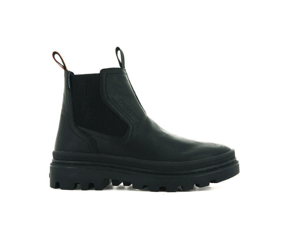 Botines Chelsea Palladium PALLATROOPER CHELSEA WATERPROOF Hombre Negras | Chile-87304