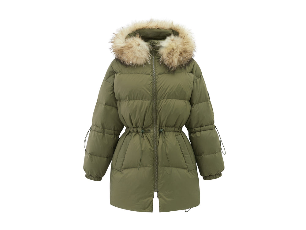 Chaquetas Palladium DOWN JACKET Mujer Kaki | Chile-86792