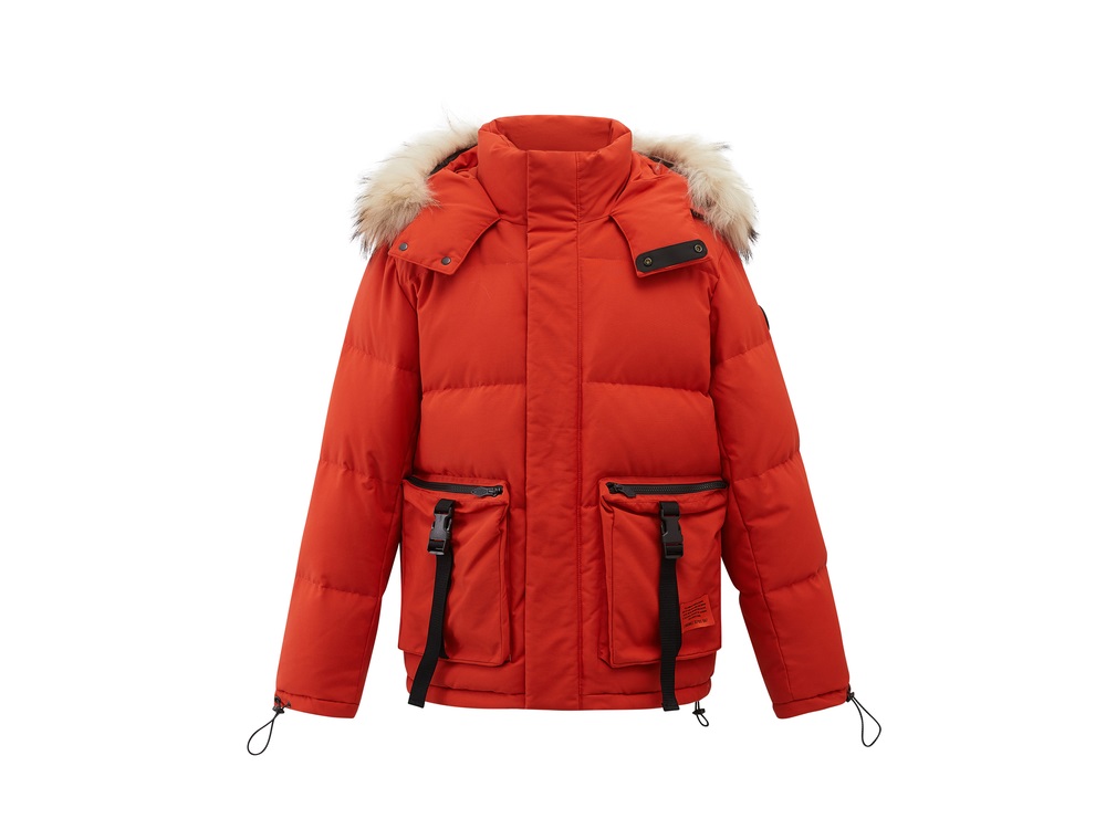 Chaquetas Palladium ORANGE DOWN JACKET Hombre Naranjas | Chile-51604