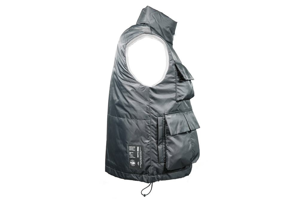 Chaquetas Palladium POCKETS VEST Hombre Gris | Chile-39174