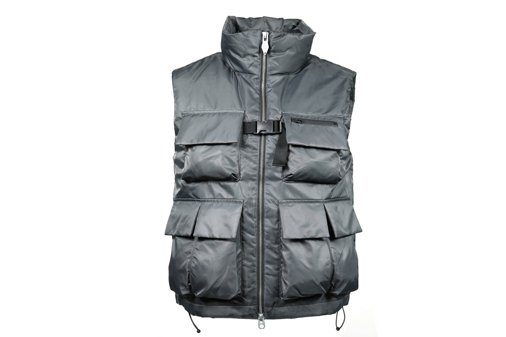 Chaquetas Palladium POCKETS VEST Hombre Gris | Chile-39174