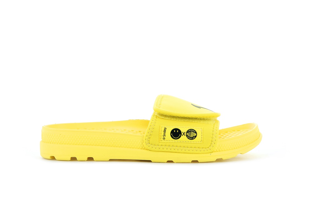 Sandalia Palladium SMILEY ® SOLEA BE KIND Mujer Amarillo | Chile-43079