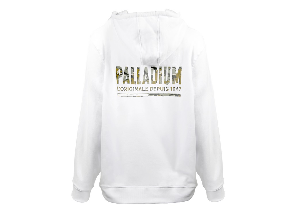 Sudadera Con Capucha Palladium PULLOVER HOODIE 3 Mujer Blancas | Chile-18659