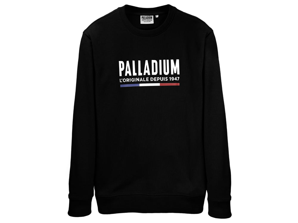 Sudaderas Palladium PALLADIUM CREW NECK2 Mujer Negras | Chile-64291