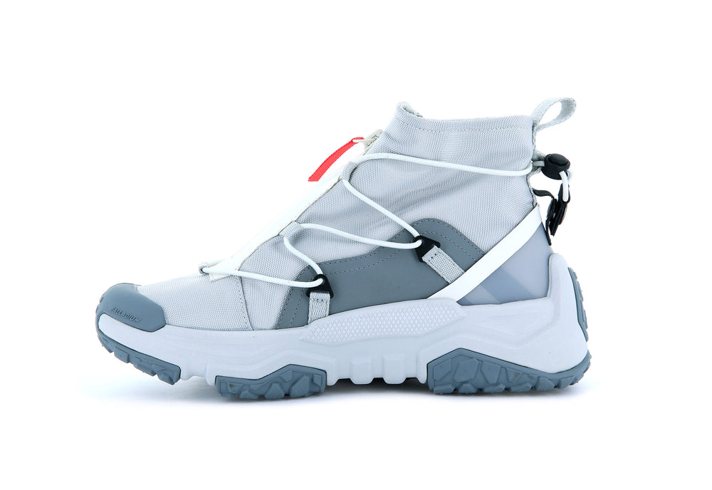 Zapatillas Palladium OFF-GRID HI ZIP WATERPROOF + Hombre Gris | Chile-31725