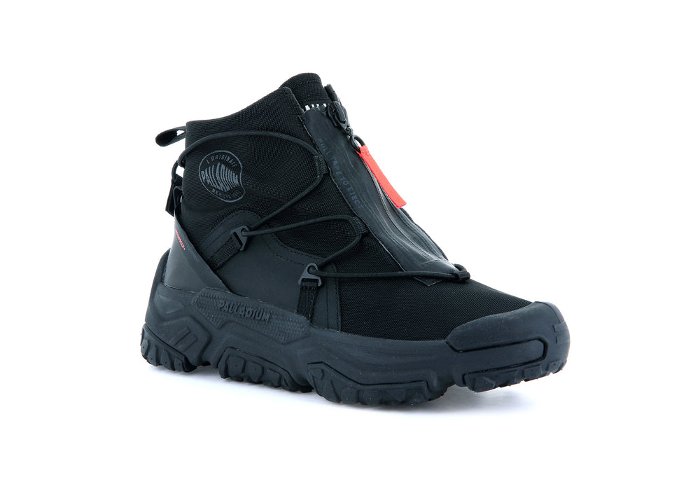 Zapatillas Palladium OFF-GRID HI ZIP WATERPROOF + Hombre Negras | Chile-84317