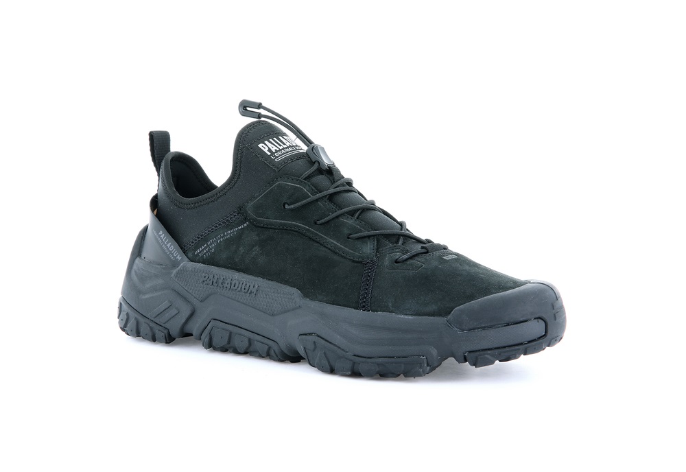 Zapatillas Palladium OFF-GRID LO LEATHER Hombre Negras | Chile-27653