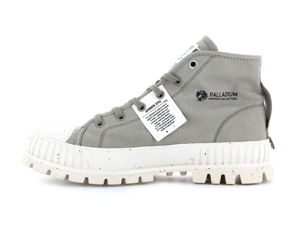 Zapatillas Palladium PALLASHOCK MID ORGANIC Mujer Dune | Chile-19764