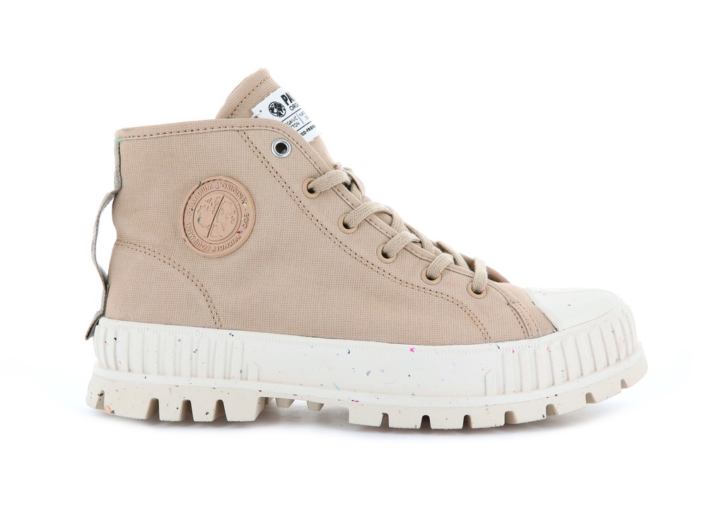 Zapatillas Palladium PALLASHOCK MID ORGANIC Mujer Desert | Chile-82105