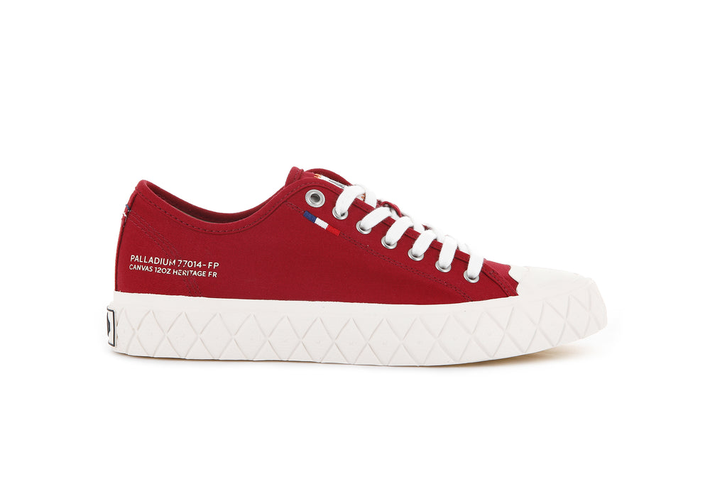 Zapatillas Palladium PALLA ACE CANVAS Mujer Rojas | Chile-39187