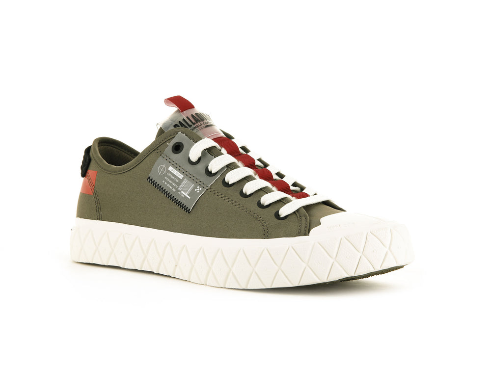 Zapatillas Palladium PALLA ACE LO TICKET TO EARTH Hombre Verde | Chile-14205