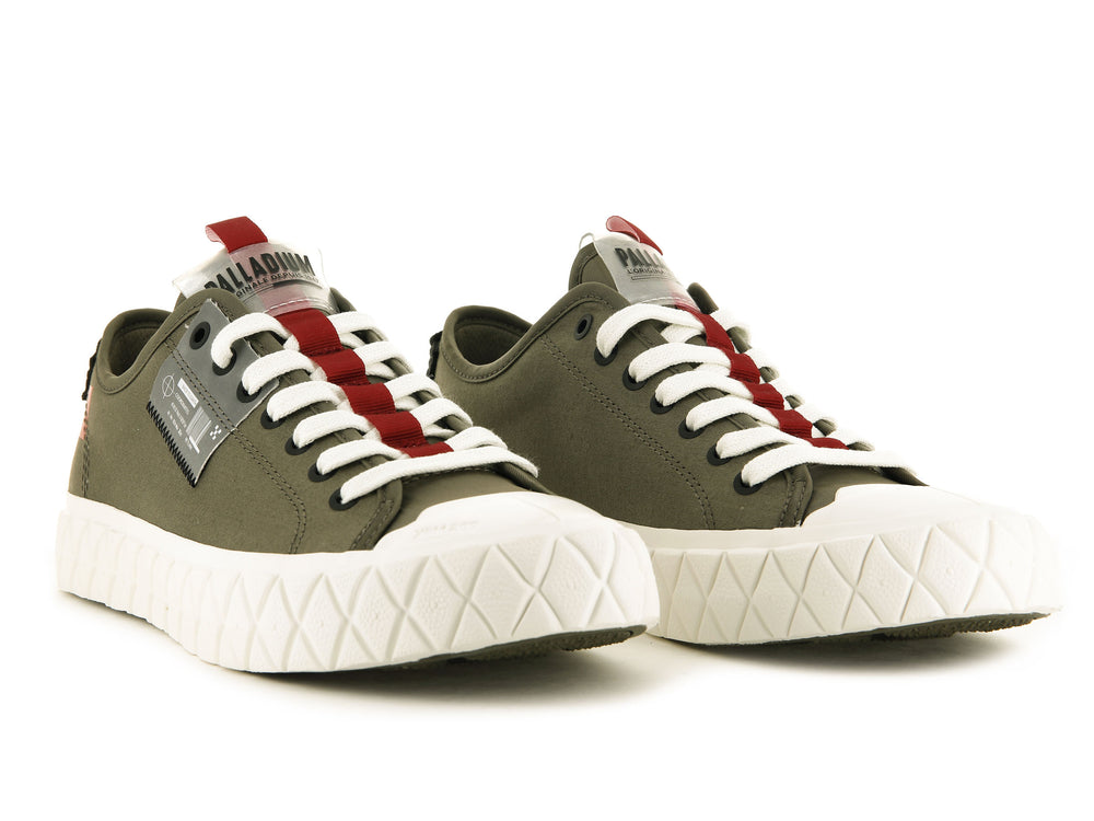 Zapatillas Palladium PALLA ACE LO TICKET TO EARTH Hombre Verde | Chile-14205