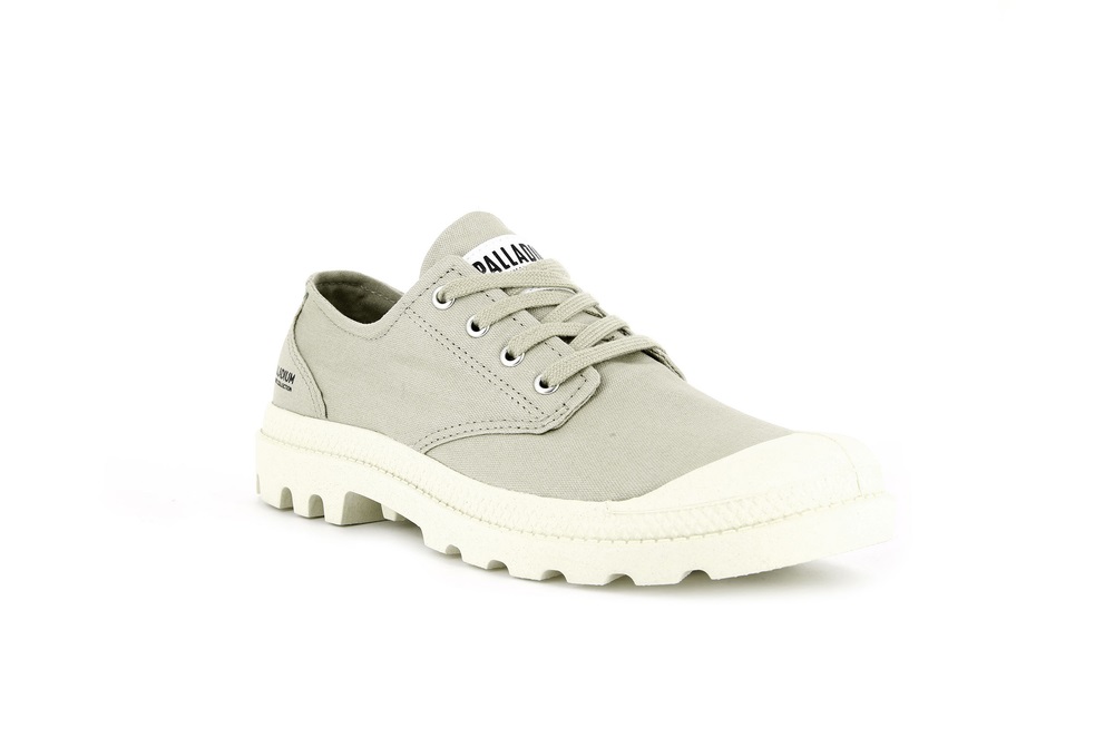 Zapatillas Palladium PAMPA OXFORD ORGANIC II Mujer Eucalyptus | Chile-03145