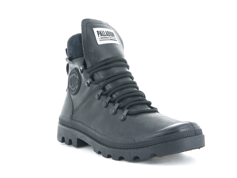 Zapatos Altas Palladium LEGION HIKER Hombre Negras | Chile-58364