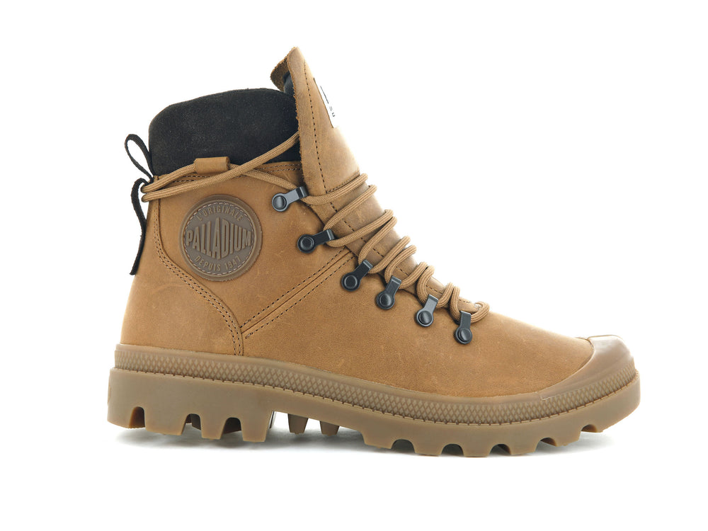 Zapatos Altas Palladium LEGION HIKER Hombre Marrones | Chile-74859