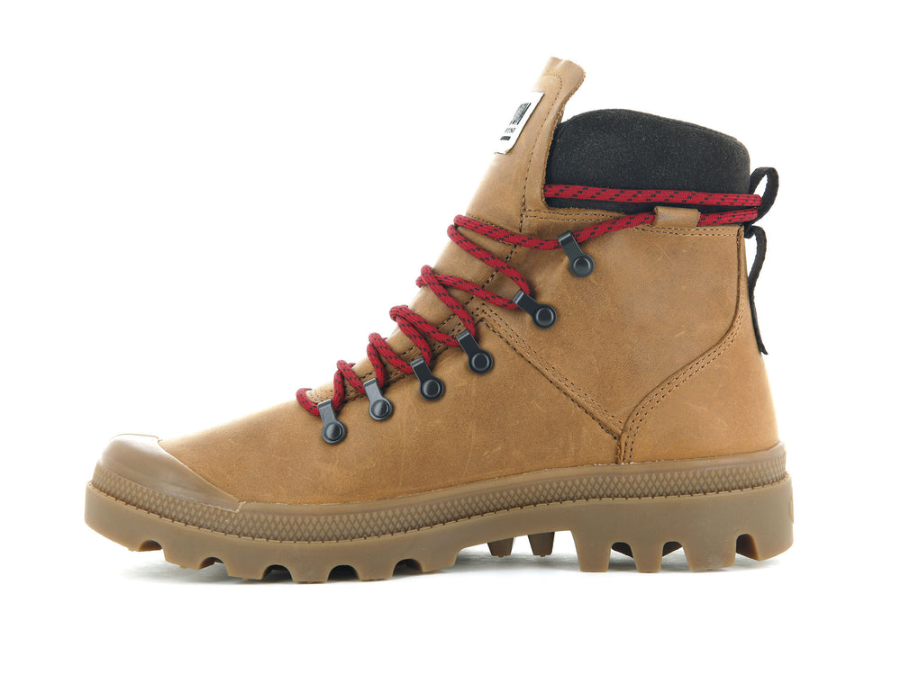 Zapatos Altas Palladium LEGION HIKER Hombre Marrones | Chile-74859