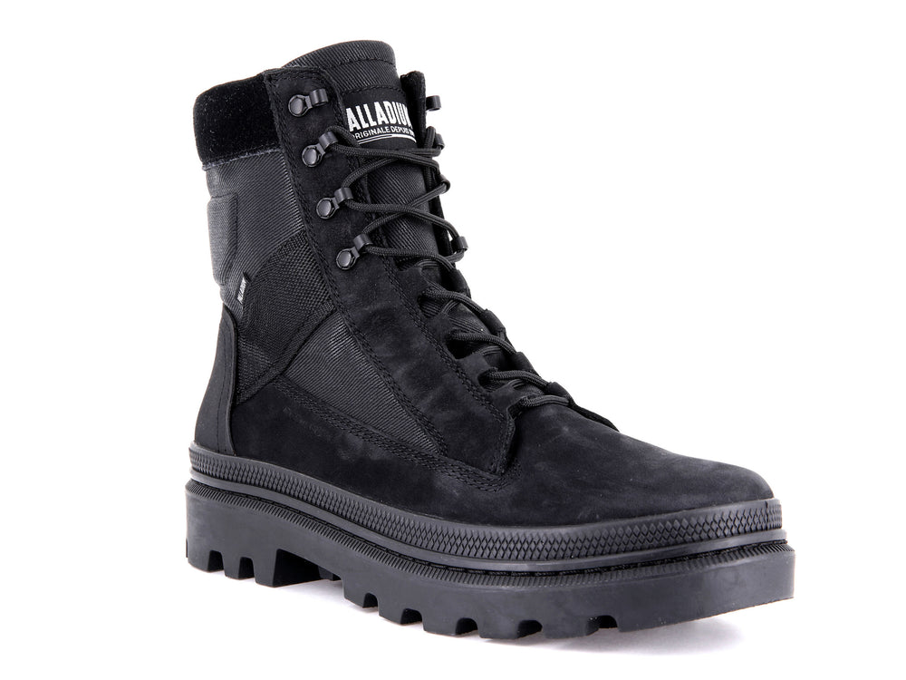 Zapatos Altas Palladium PALLATROOPER TACTICAL Hombre Negras | Chile-37218