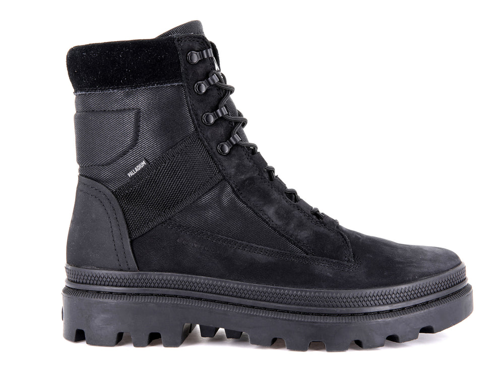 Zapatos Altas Palladium PALLATROOPER TACTICAL Hombre Negras | Chile-37218