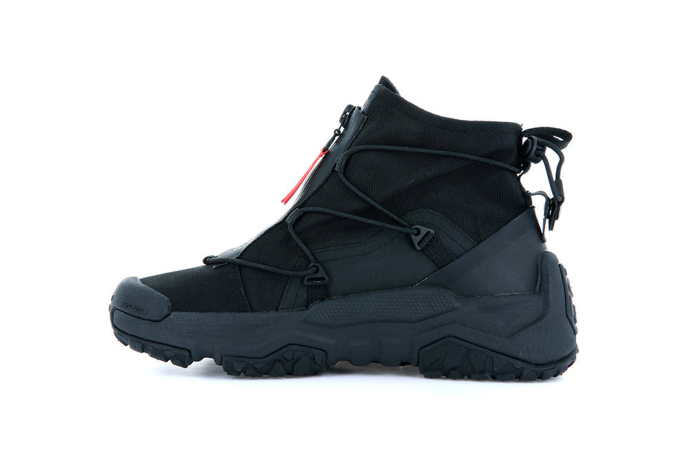 Zapatos Bajos Palladium OFF-GRID HI ZIP WATERPROOF + Hombre Negras | Chile-29107