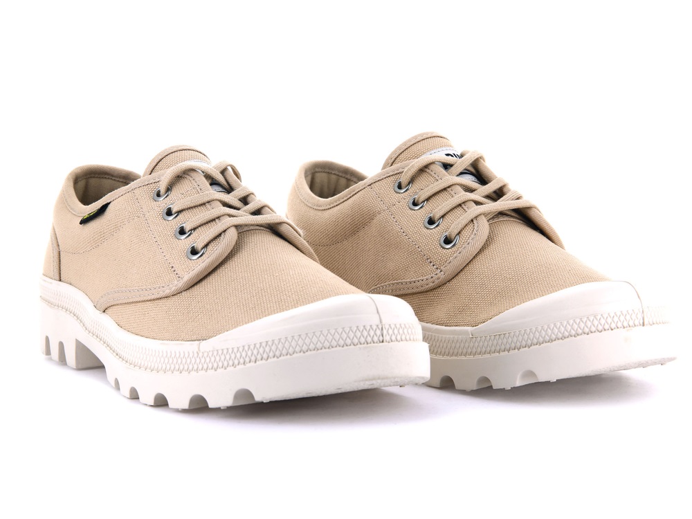 Zapatos Bajos Palladium PALLABROUSSE OXFORD Mujer Desert | Chile-25087