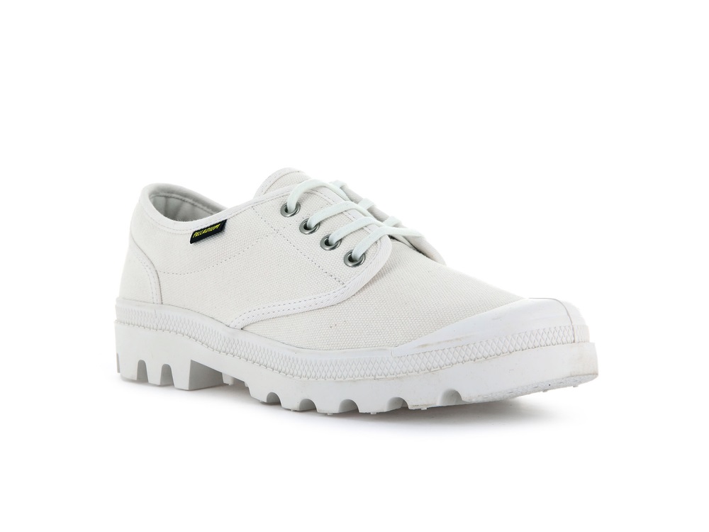 Zapatos Bajos Palladium PALLABROUSSE OXFORD Mujer Blancas | Chile-83609