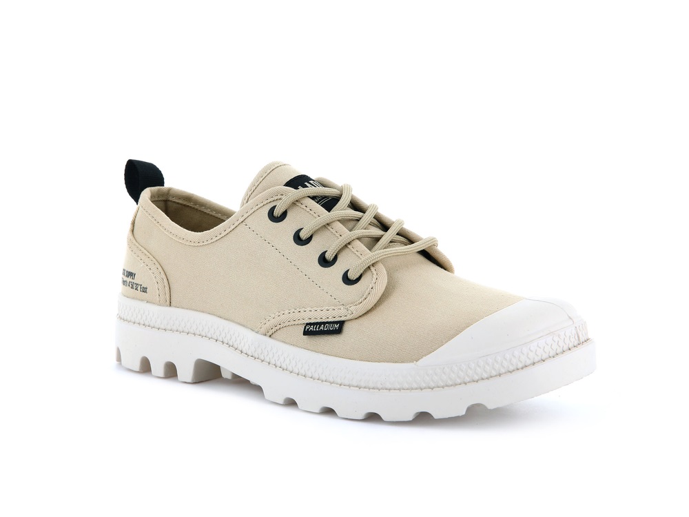 Zapatos Bajos Palladium PAMPA OXFORD HERITAGE SUPPLY Hombre Desert | Chile-78953