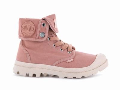 Botas Palladium BAGGY Mujer Rosas Rojas Oscuro | Chile-40378