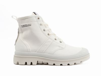 Botas Palladium PALLABROUSSE X IKKS Mujer Blancas | Chile-64870