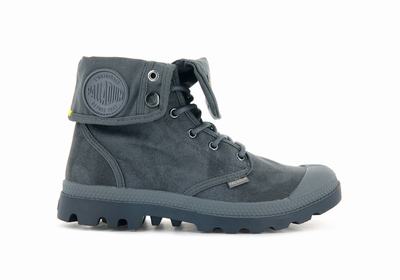 Botas Palladium PAMPA BAGGY WAX Mujer Metal | Chile-05412