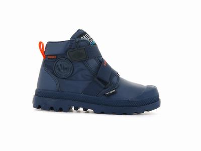 Botas Palladium PAMPA HI CUFFSTR WP+ Niños Indigo | Chile-59278