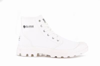 Botas Palladium PAMPA HI ORGANIC II Hombre Blancas | Chile-91653