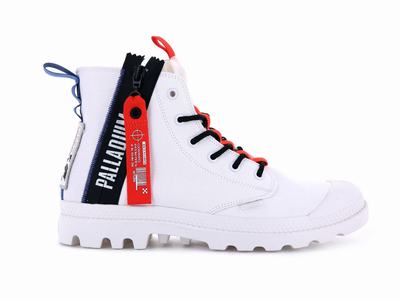 Botas Palladium PAMPA HI TICKET TO EARTH Hombre Blancas | Chile-01387