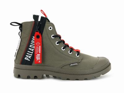 Botas Palladium PAMPA HI TICKET TO EARTH Hombre Verde | Chile-08136