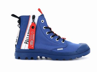 Botas Palladium PAMPA HI TICKET TO EARTH Mujer Azules | Chile-29378