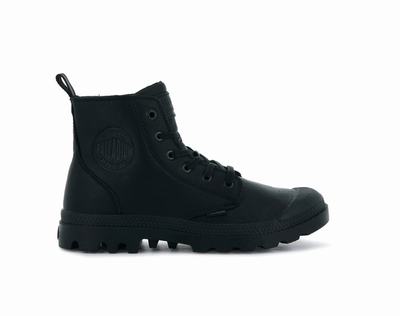 Botas Palladium PAMPA HI ZIP LTH ESS Mujer Negras | Chile-64091