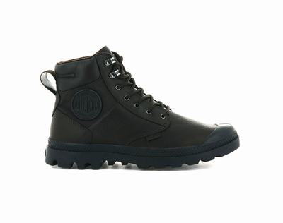 Botas Palladium PAMPA SHIELD WP+ LTH Hombre Marrones Oscuro | Chile-82704